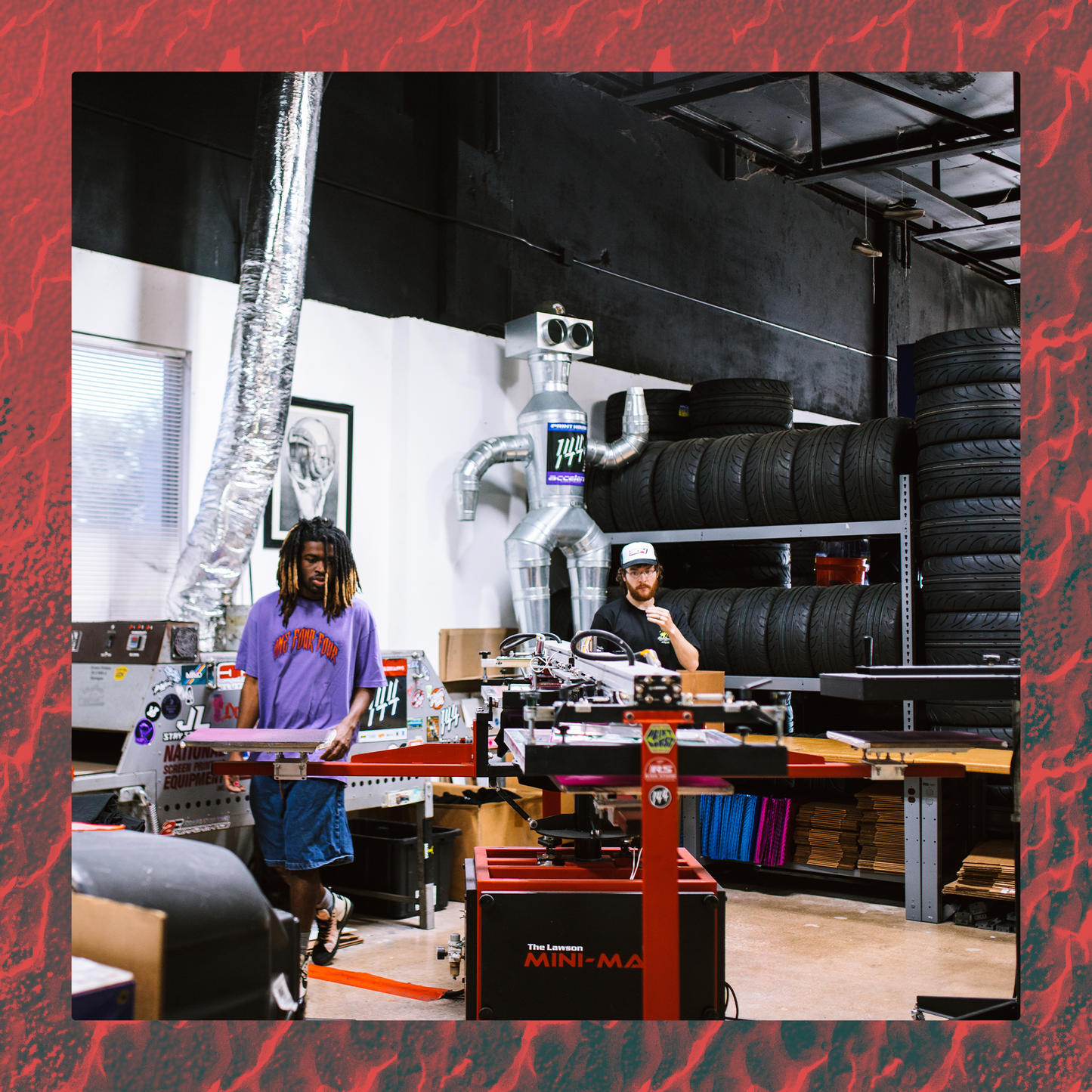 AUTOMATIC SCREEN PRINTING PRESS