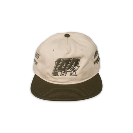 Two-Tone Race Cap (Tan/Olive)