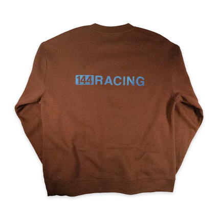 1/1: Brick on Blue - hand printed, smooth two-color ink faded print. no two are the same.