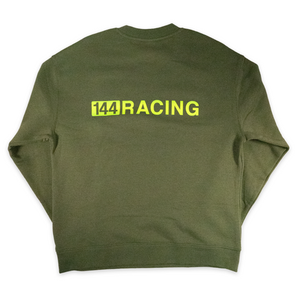 1/1: Gren on Green - hand printed, smooth two-color ink faded print. no two are the same.