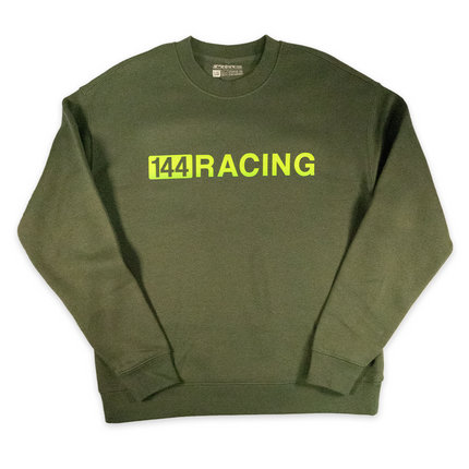 1/1: Gren on Green - hand printed, smooth two-color ink faded print. no two are the same.