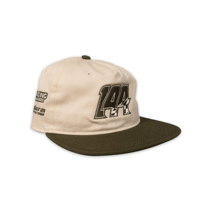 Two-Tone Race Cap (Tan/Olive)