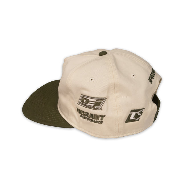 Two-Tone Race Cap (Tan/Olive)