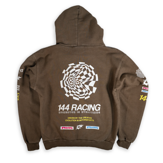 Logo Blast Hoodie - Brown