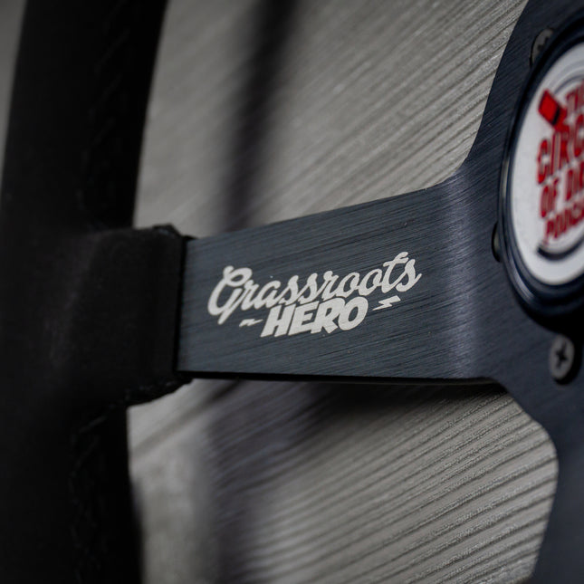 Grassroots Hero x Grip Royal 350mm Steering Wheel