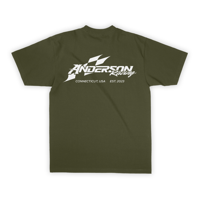 Camiseta básica Anderson Racing - Verde