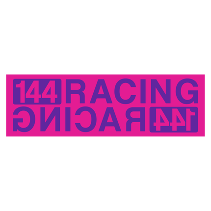 Pink Mirrored Sticker