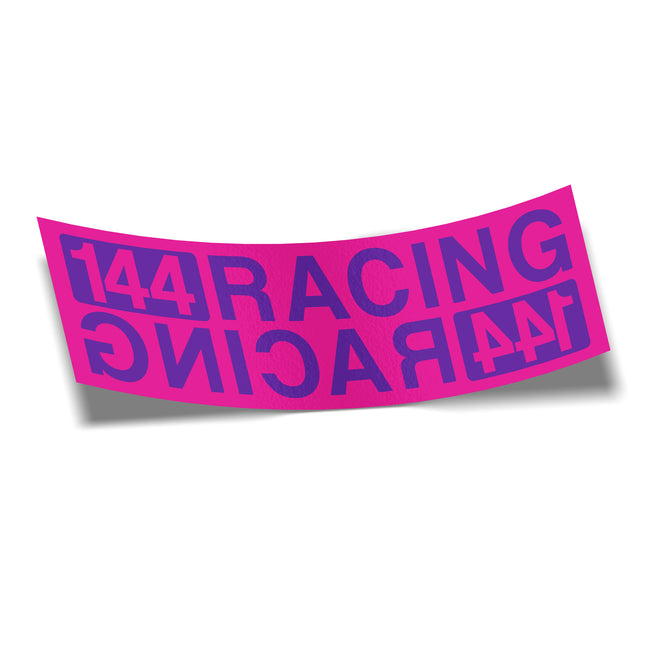 Pink Mirrored Sticker