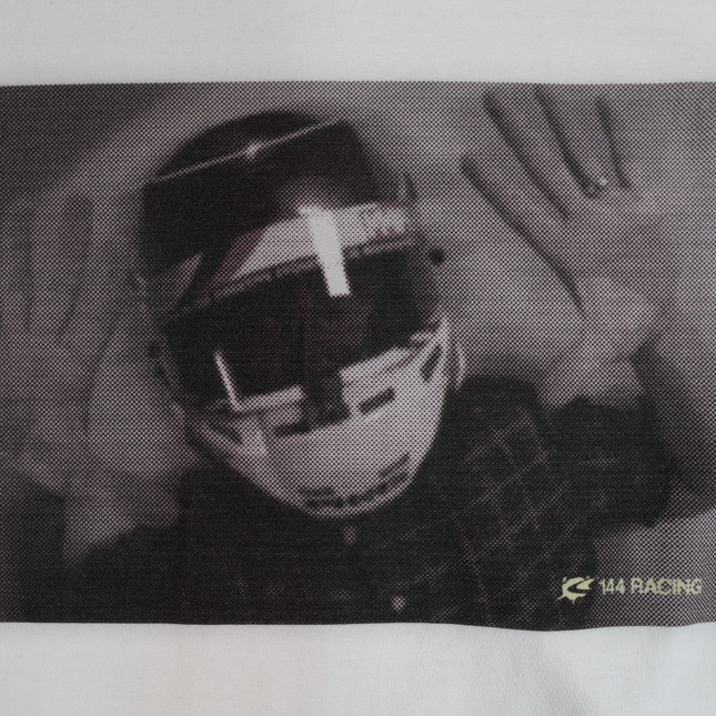 Nate's Halftone Photo Tee - White