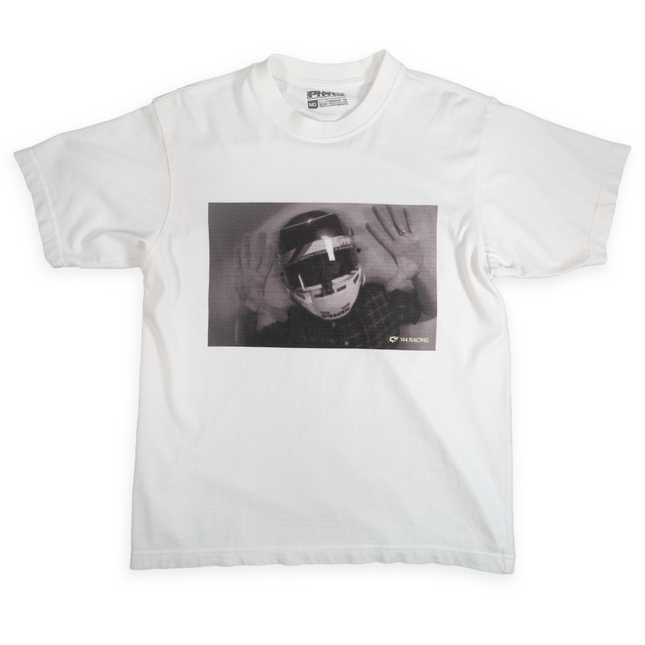 Nate's Halftone Photo Tee - White