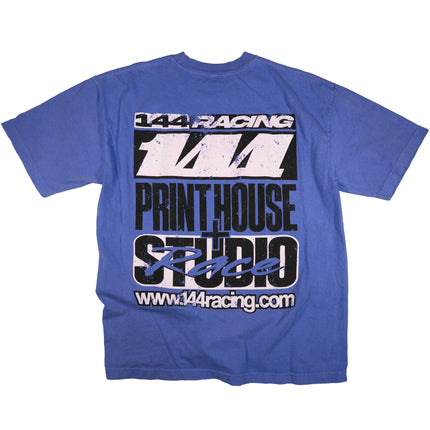 Retro Decal Tee - Neon Purple
