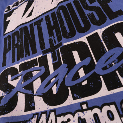 Retro Decal Tee - Neon Purple
