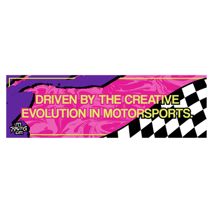 Retro Driven Sticker