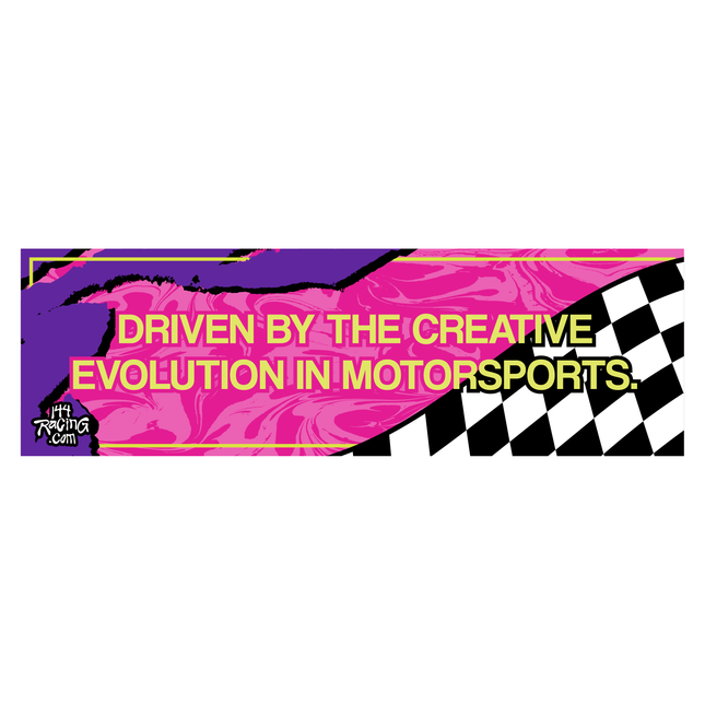 Retro Driven Sticker
