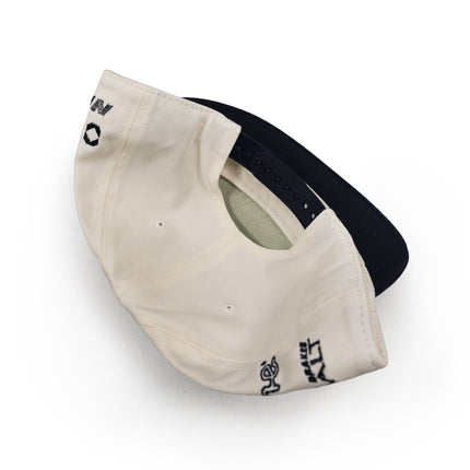 RUSH Factory Snapback - Navy/Off White
