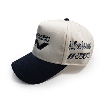 RUSH Factory A-Frame Snapback – Navy/Off White