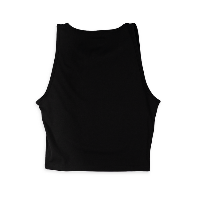 Women's Active Crop Tank - Black