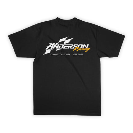 Camiseta básica de Anderson Racing, color negro